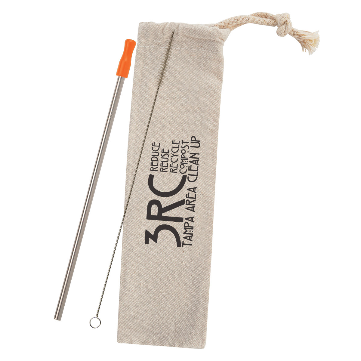 Stainless Straw Kit With Cotton Pouch 11