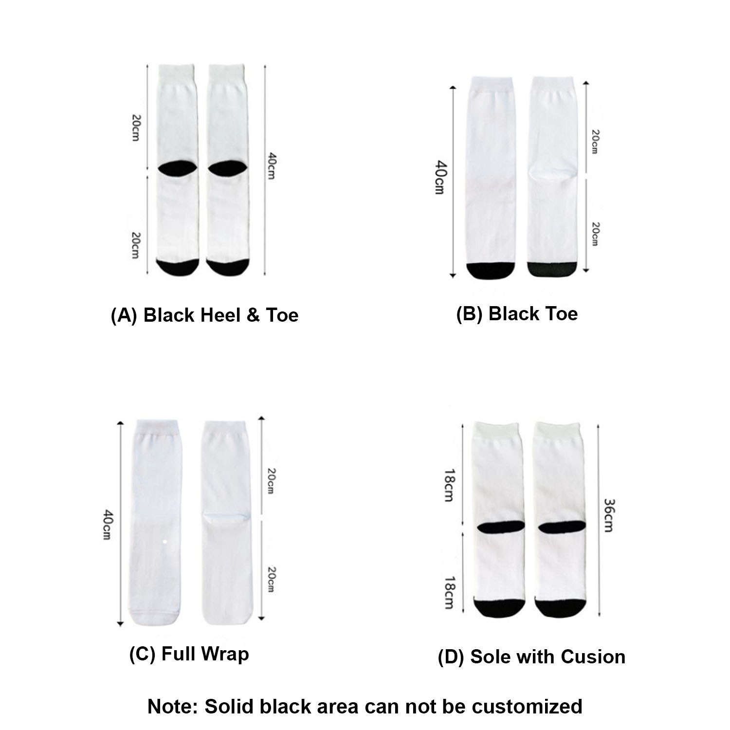 Youth Mid Crew sublimated full color socks 2