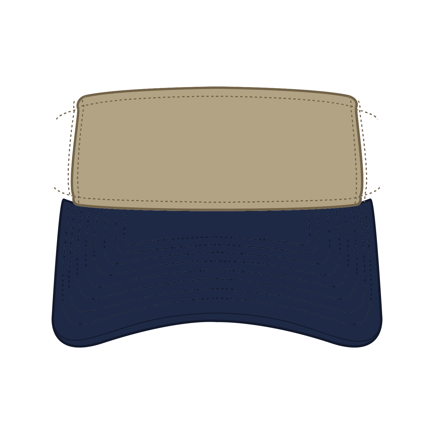 OTTO CAP® OTTO FLEX® Fitted Sun Visor 2