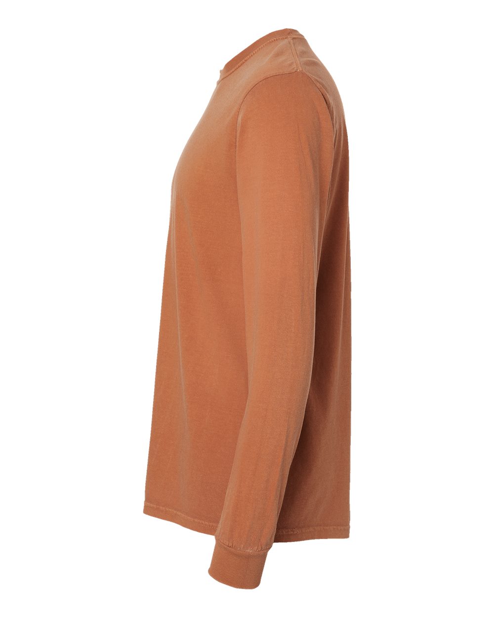 Unisex Garment-Dyed Heavyweight Long Sleeve T-Shirt - 6014 4