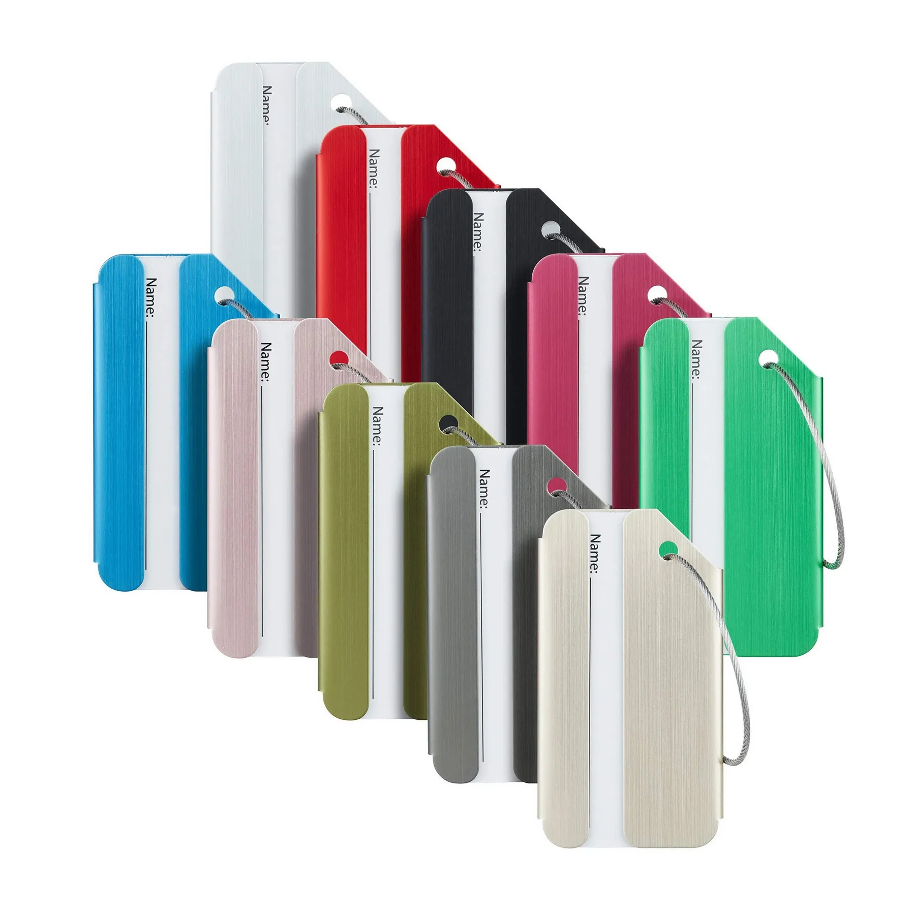 Aluminium Luggage Tags 12