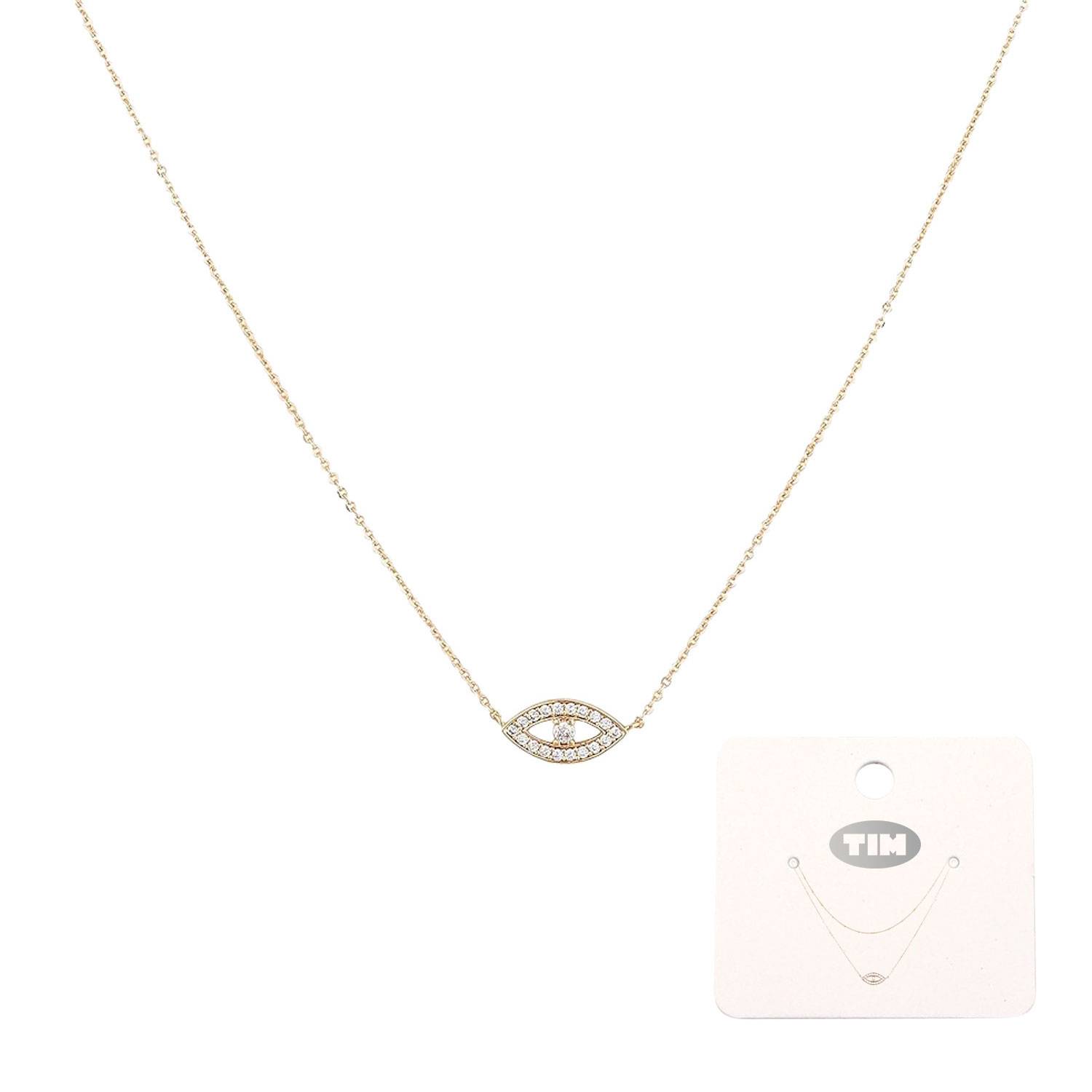 18K Gold Plated Evil Eye Necklace 6