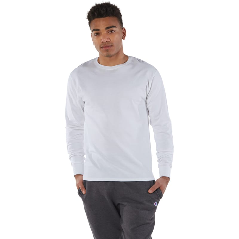 Champion Adult Long-Sleeve Ringspun T-Shirt 1