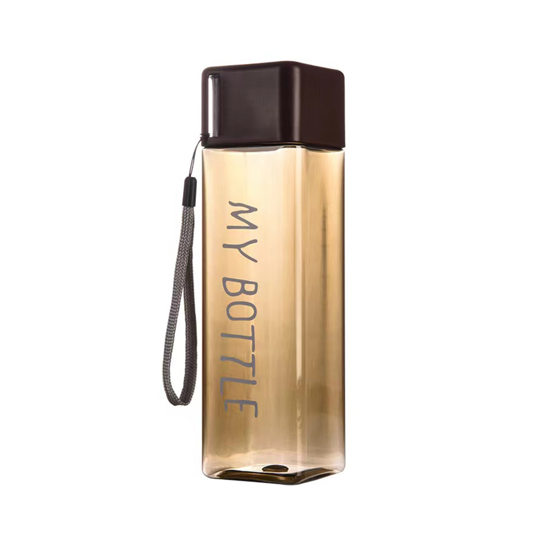 Square Plastic Clear Bottle 10
