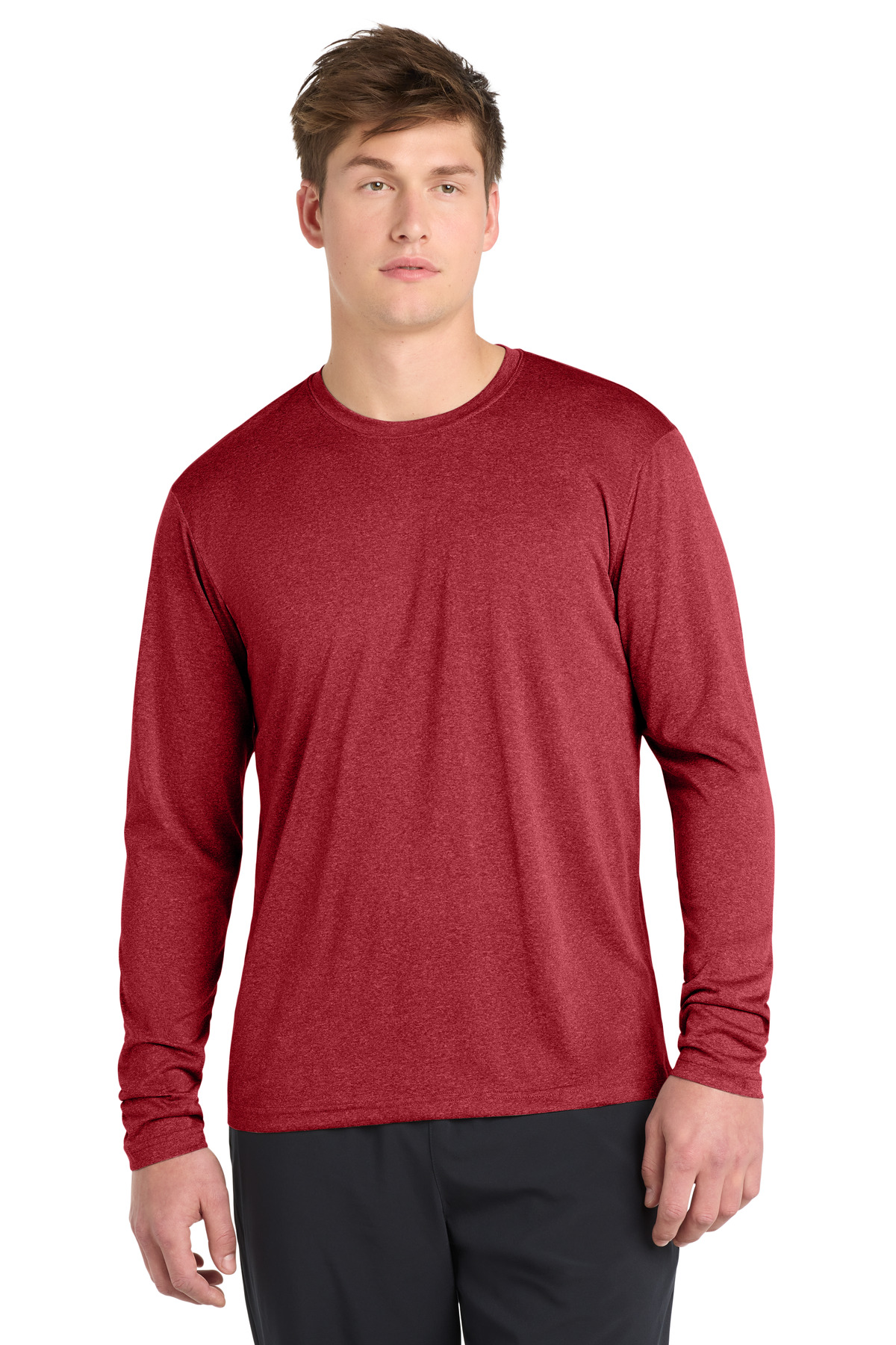 Sport-Tek Long Sleeve Heather Contender Tee. ST360LS 26