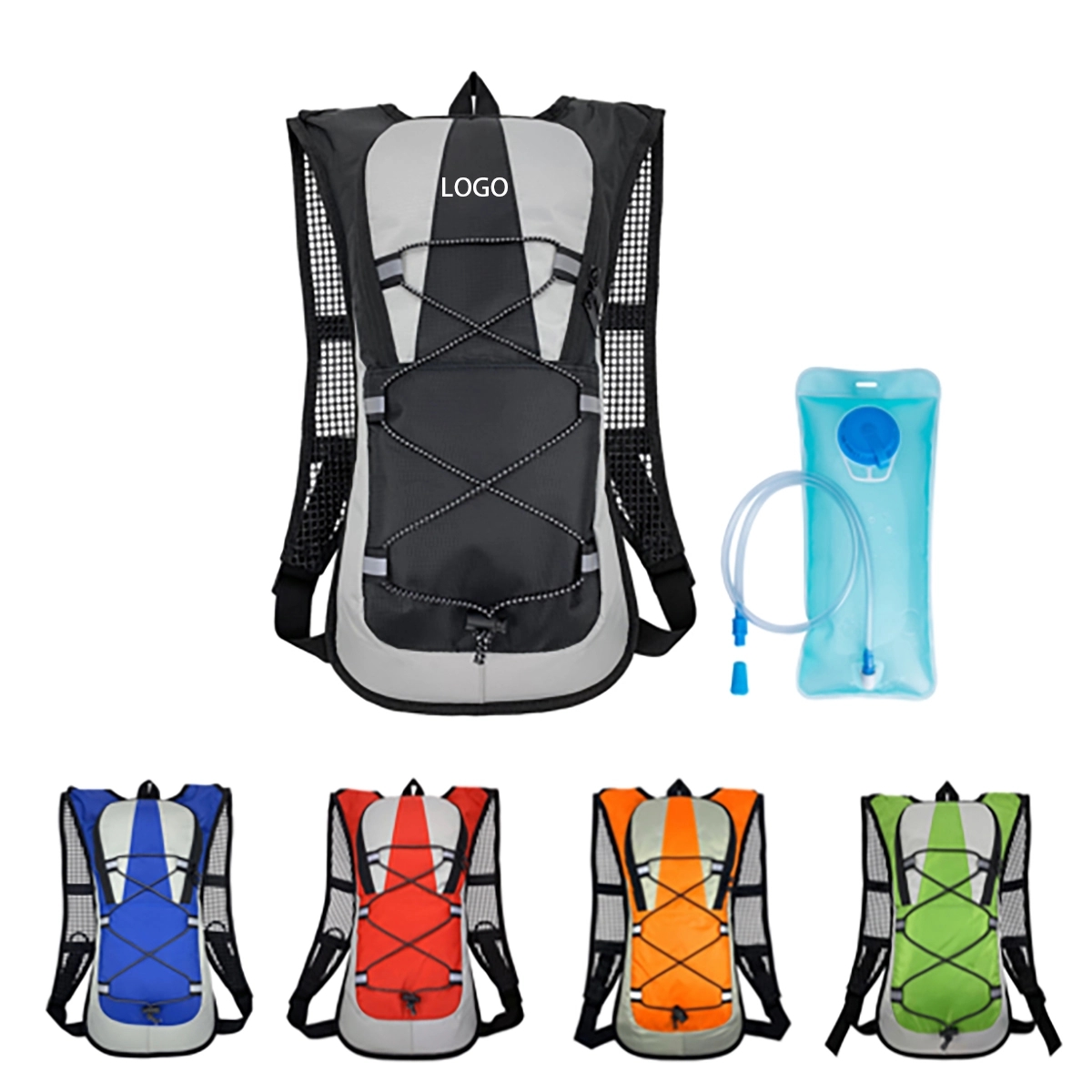Hiking Backpack With 2L Water Bladder 3