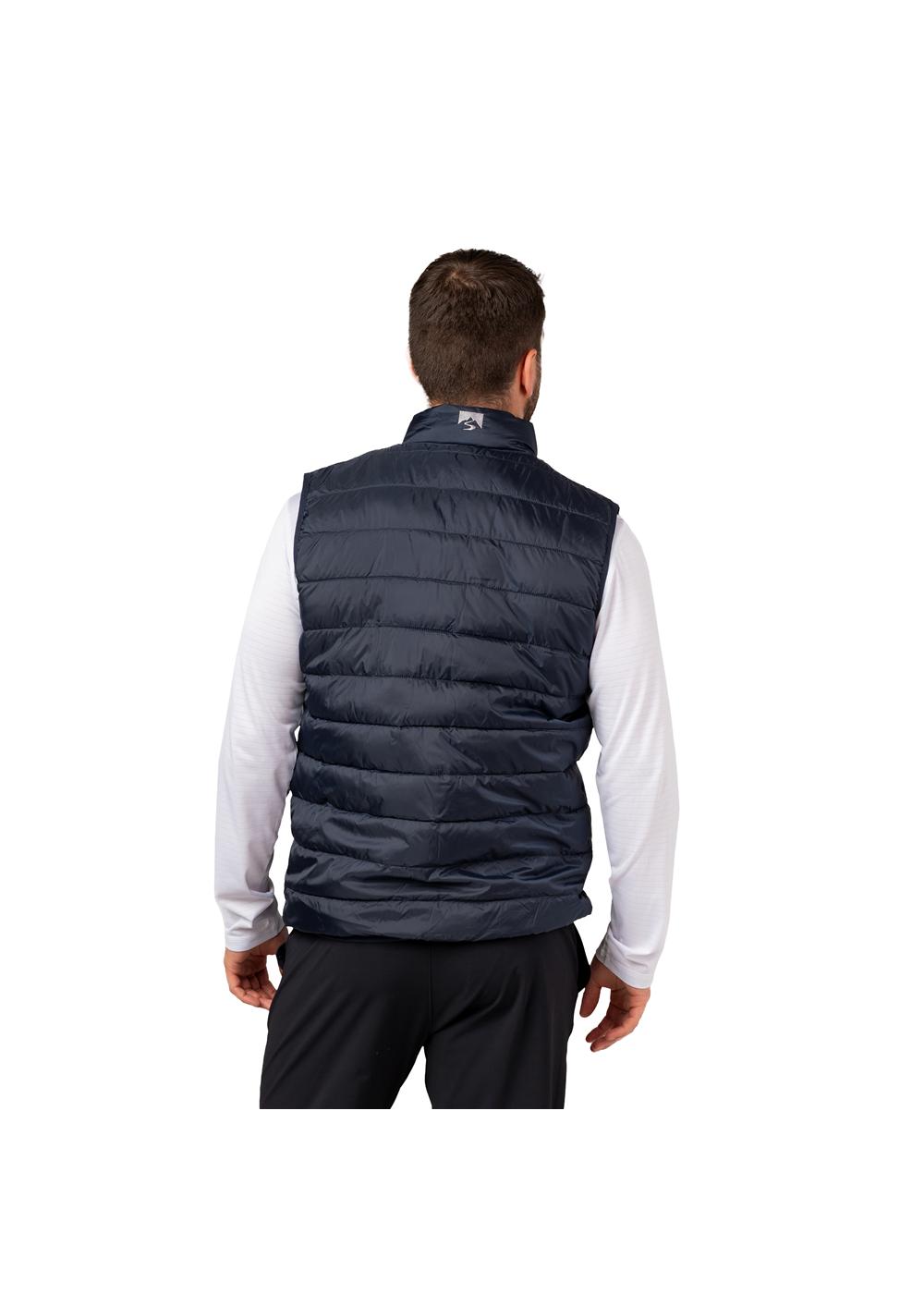 Storm Creek Men's Pacific Puffer 100 GSM Insulated Faux Down Packable Quilted Vest 35