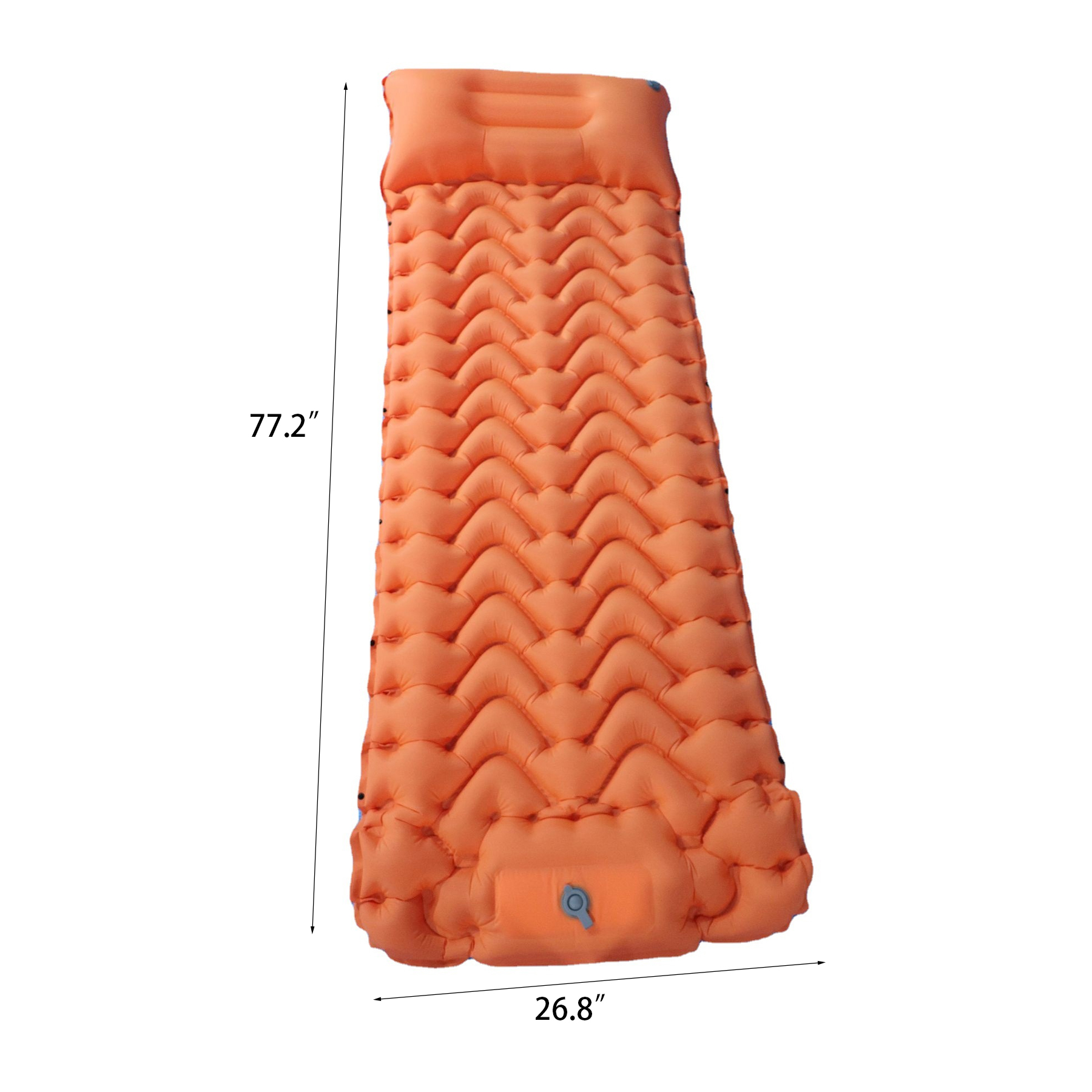 Inflatable Sleeping Mat with Pillow Built-in Pump 3
