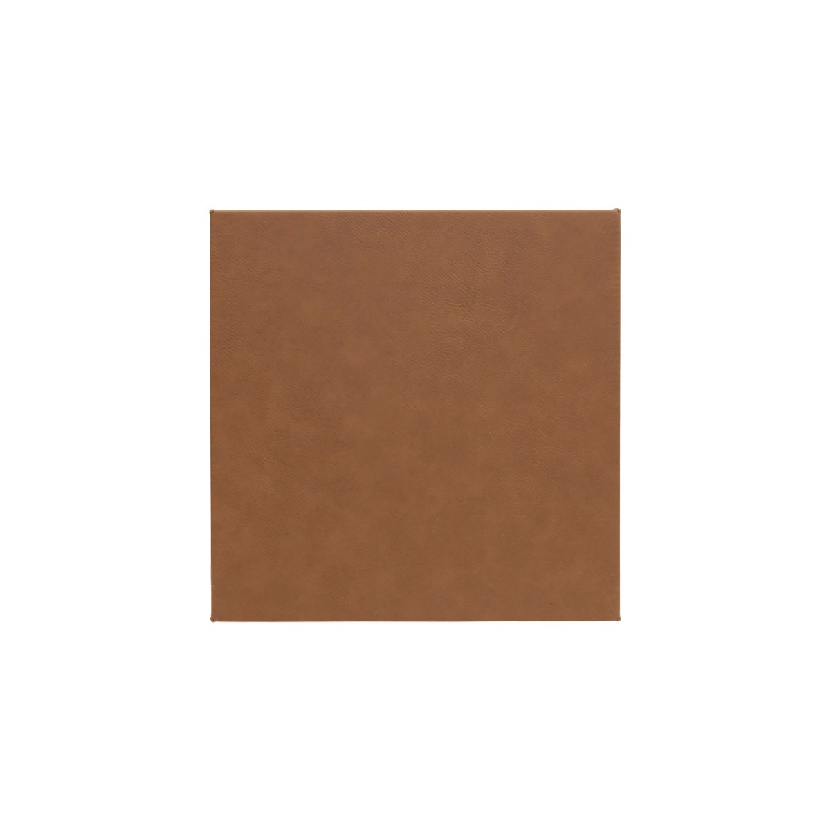 10" x 10" Dark Brown Leatherette Wall Decor 2