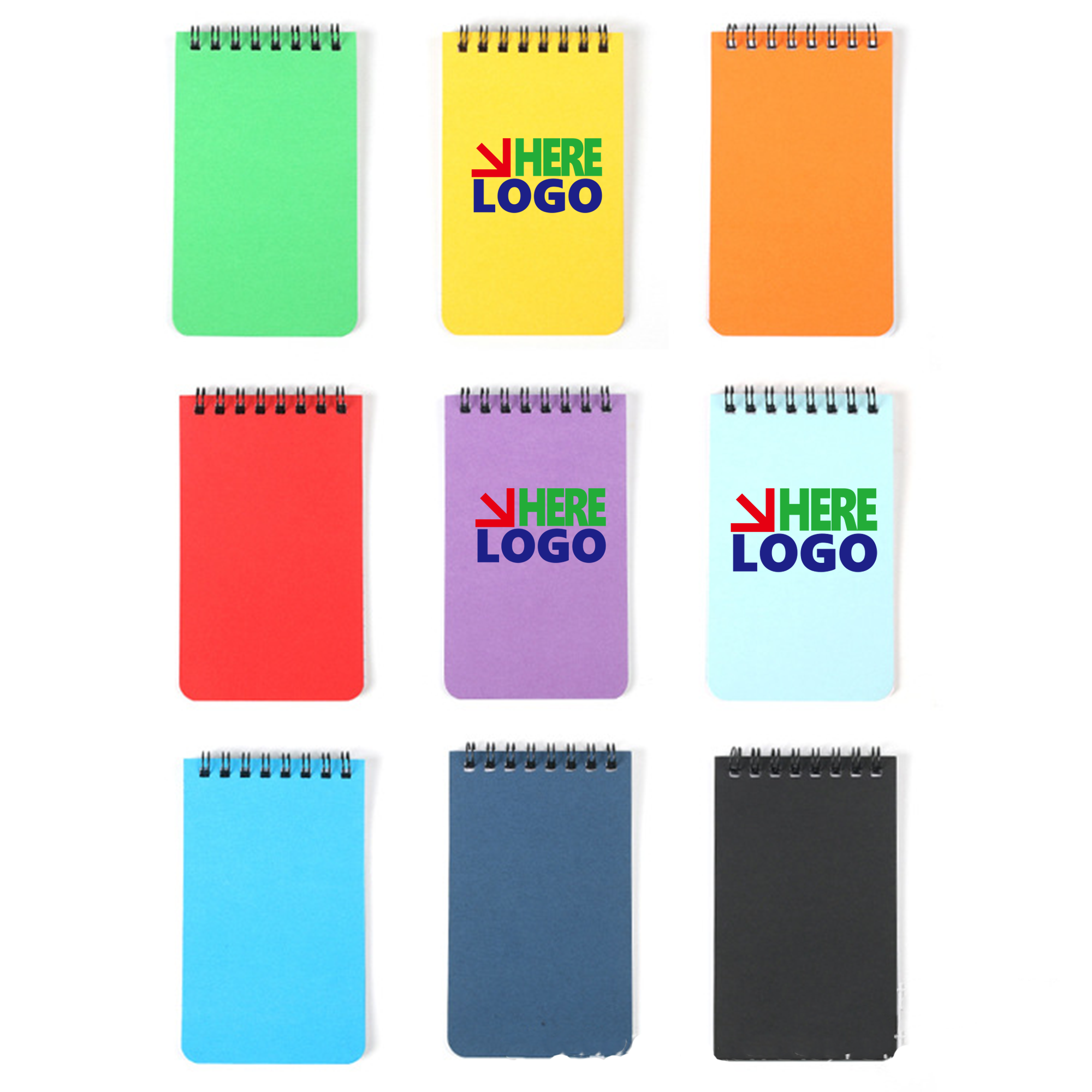 50 Sheets Portable Spiral Notebook 2
