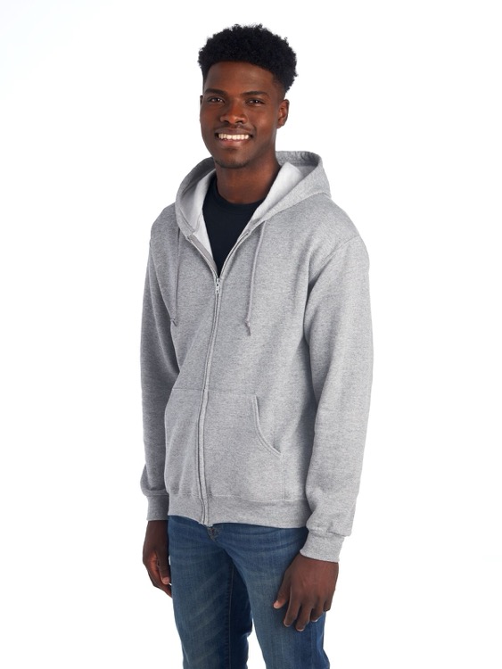 JERZEES NuBlend® Unisex Full-Zip Hooded Sweatshirt, custom hoodie or sweatshirt with logo imprint 18