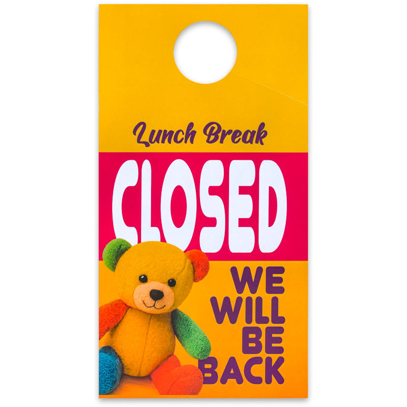4.25 X 8 Inch Full Color Door Hanger 29