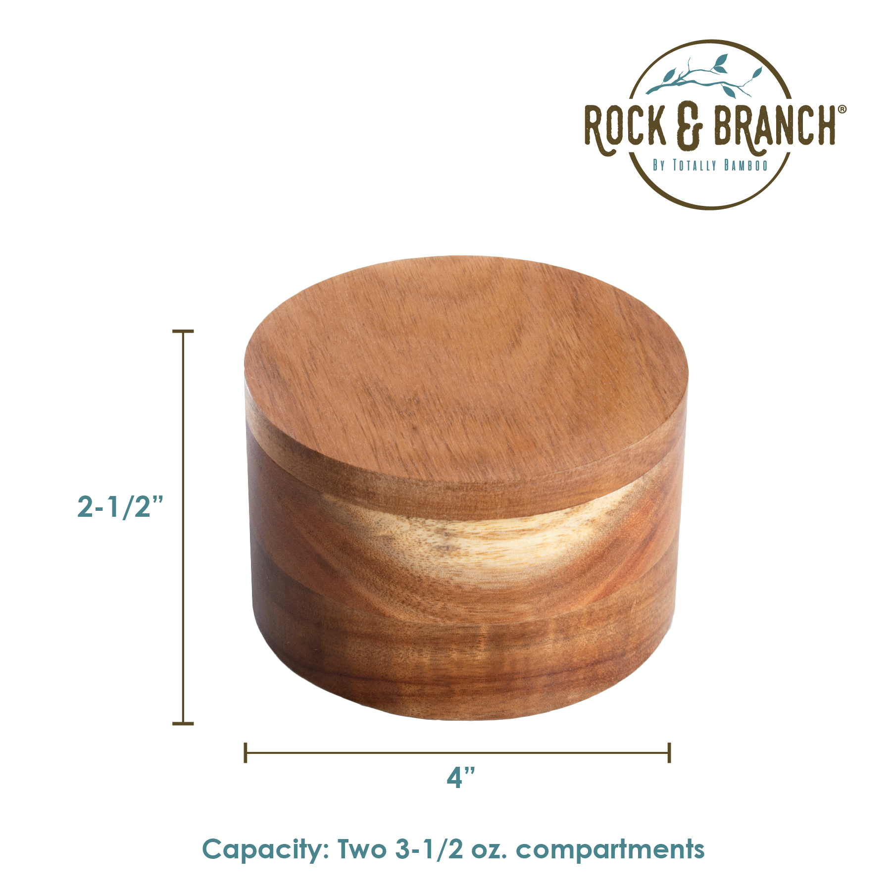 Acacia Duet Salt Box 6