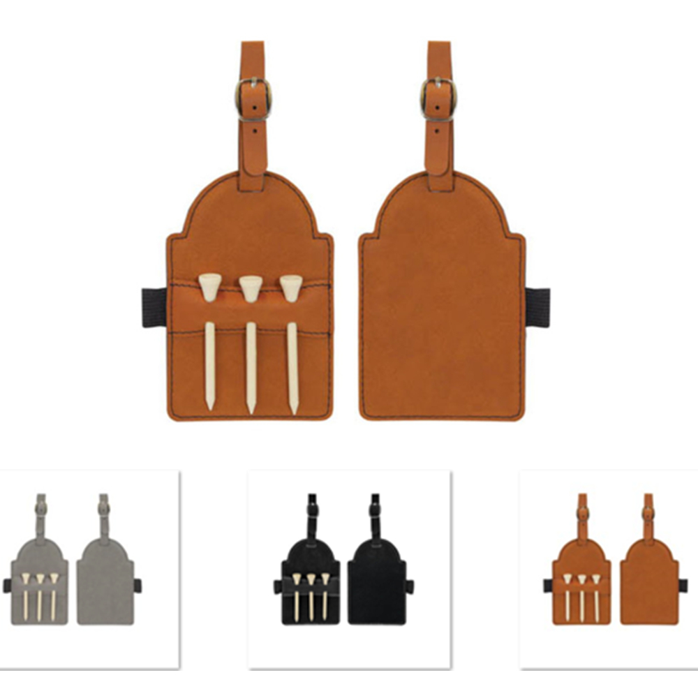 Leather Golf Tees Holder Golf Accessory Packet 2