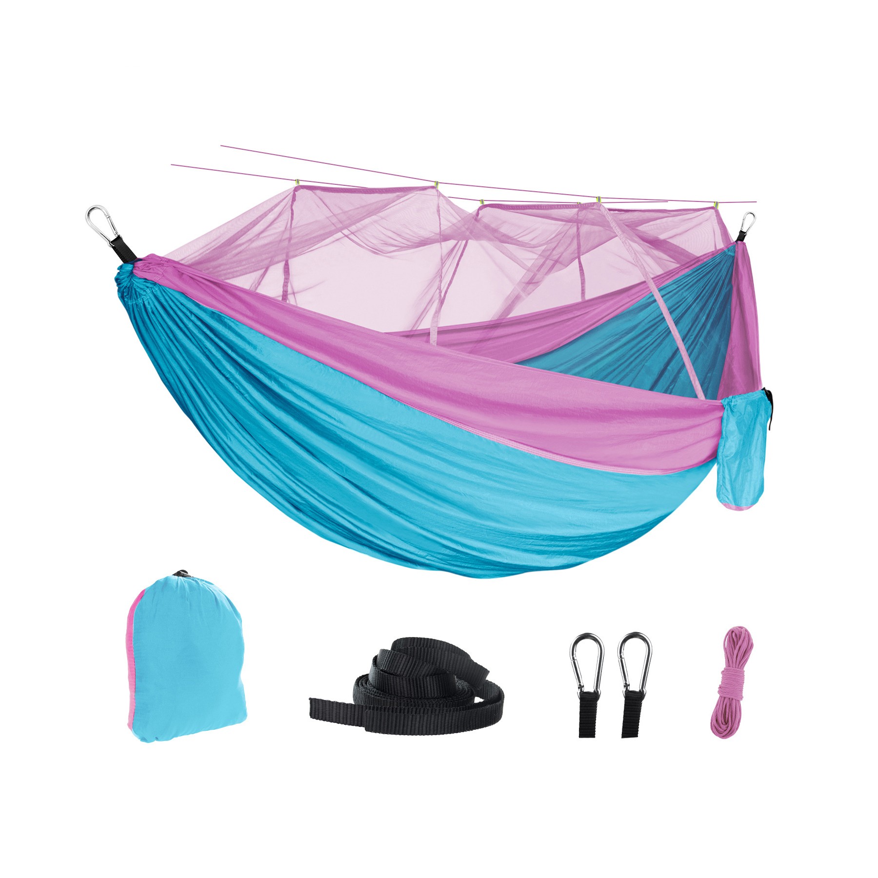 Camping Hammock With Mosquito Net 17