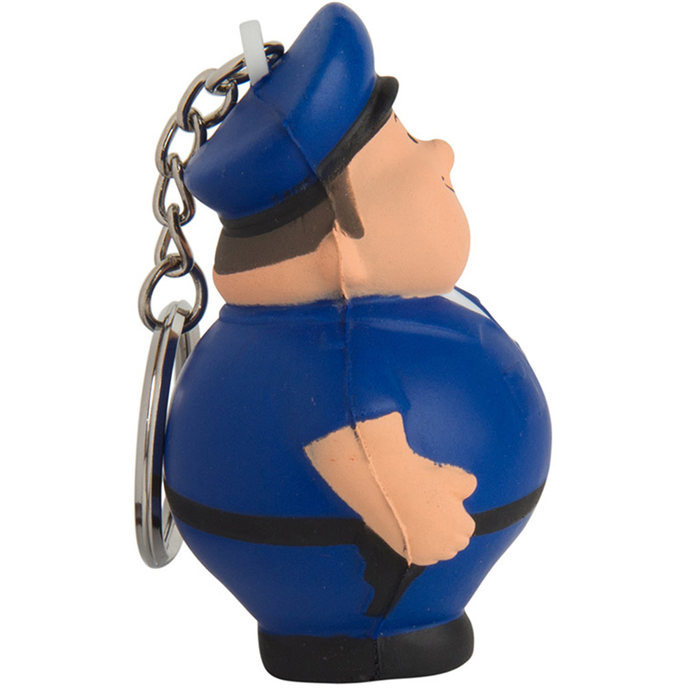 Policeman Bert Stress Reliever Keyring 3