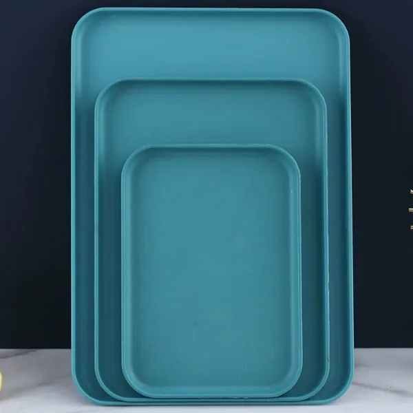Wheat Straw Food Serving Tray 1