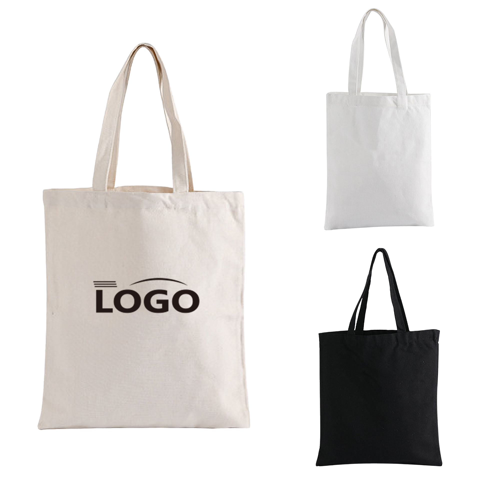 Canvas Eco-Conscious 98% Cotton Tote Bag Foldable Grocery 5