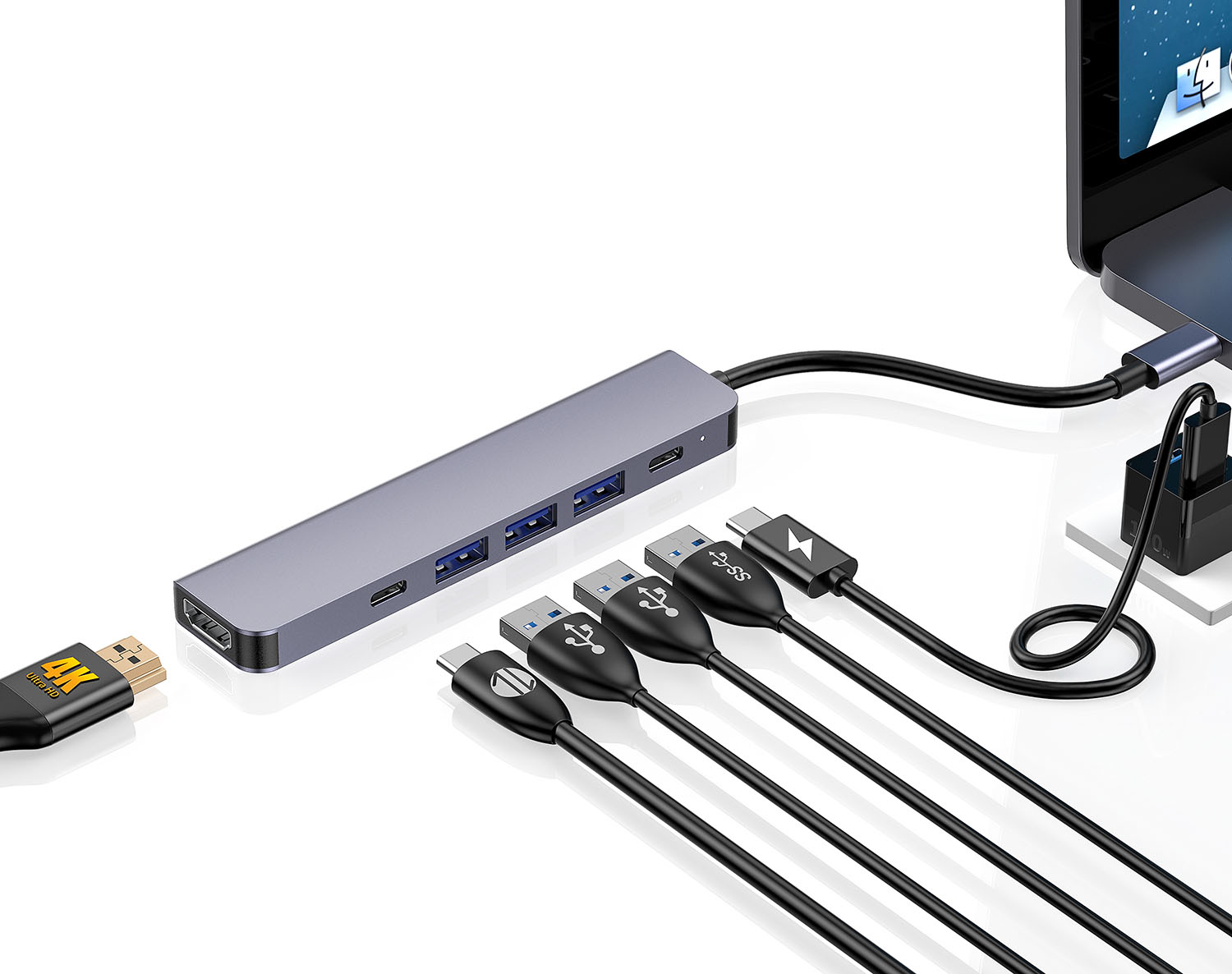 USB-C 6-in-1 Multiport Hub 1
