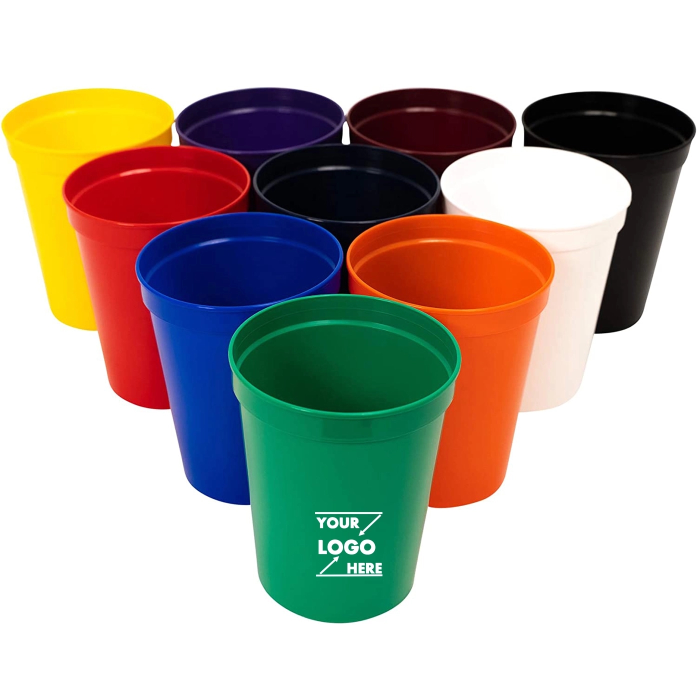 16oz Stadium Reusable Plastic Party Cups 1