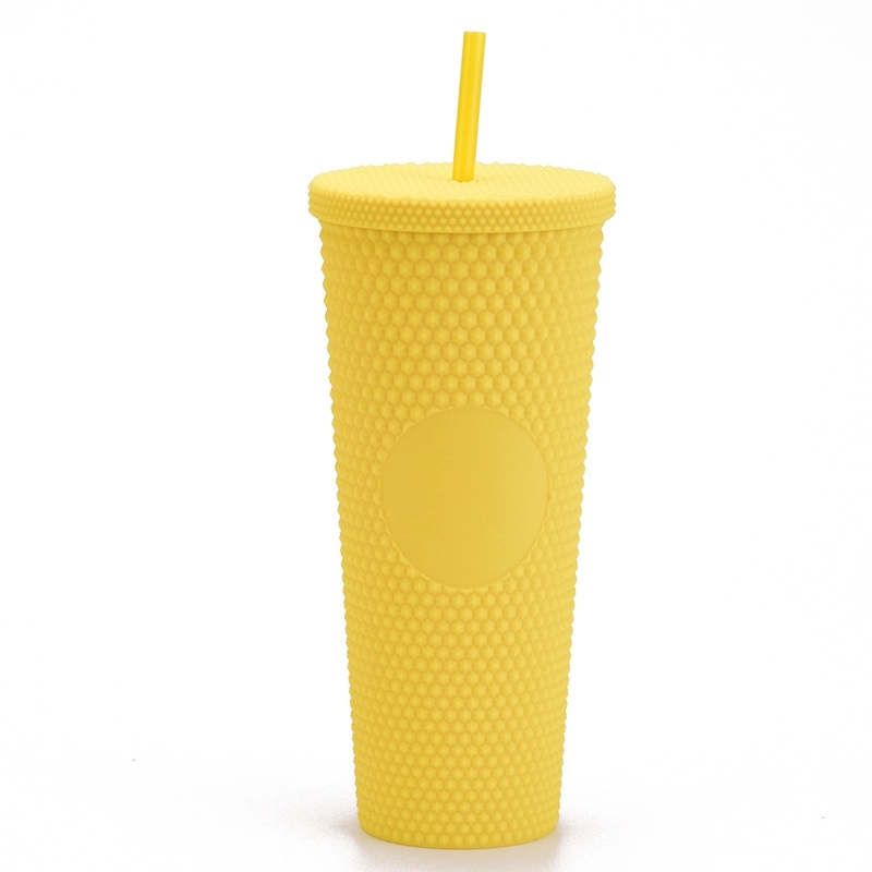 Custom 24 oz Matte Plastic Studded Tumbler Cup 13