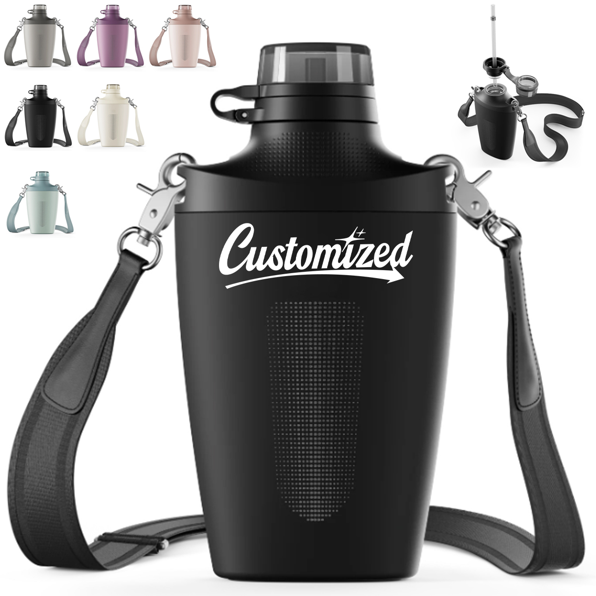 23oz Hydration Bottle with Strap 2