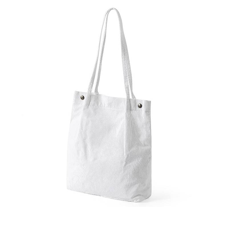 Portable Corduroy Tote Bag 2