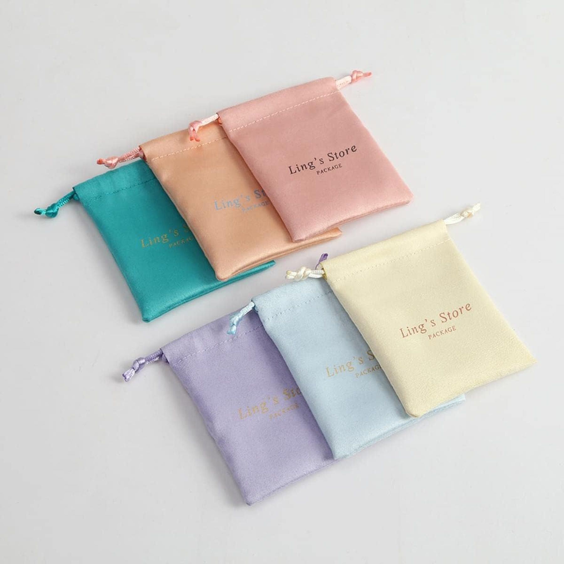 Suede Drawstring Jewelry Bag Gift Packaging Pouch 5