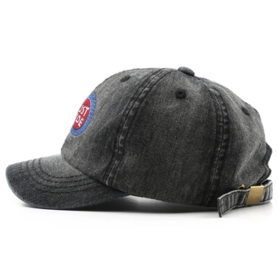 Plain Denim Baseball Cap 5