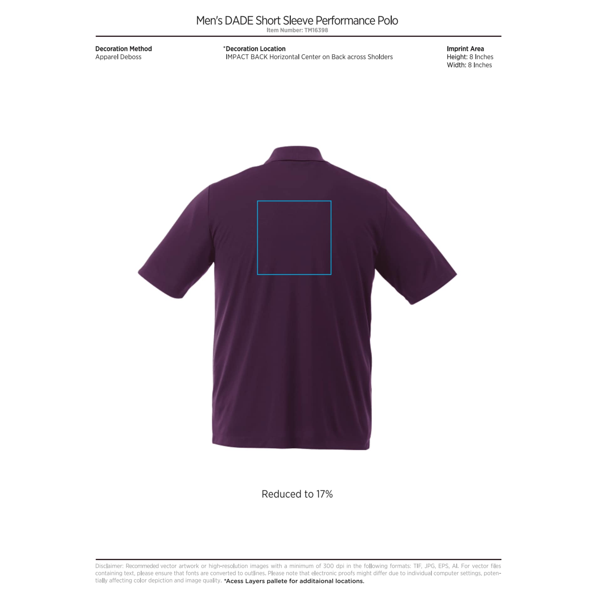 Men's DADE Short Sleeve Polo 985