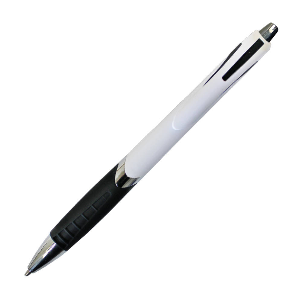 White Crest Grip Pen 18