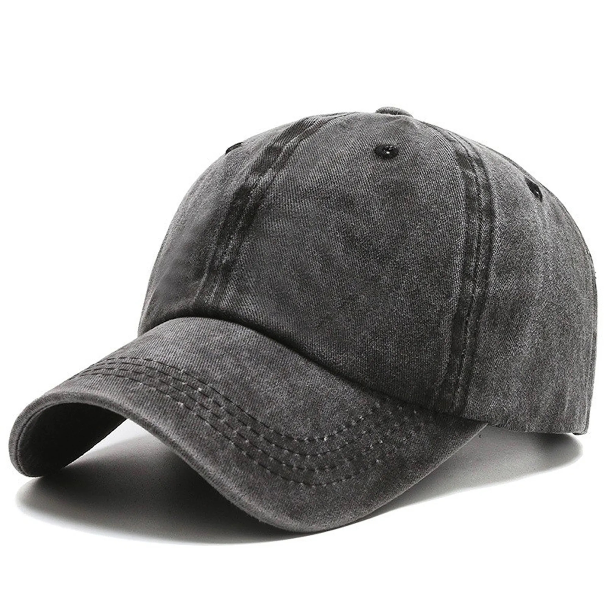 Washed Soft Top Baseball Cap 2