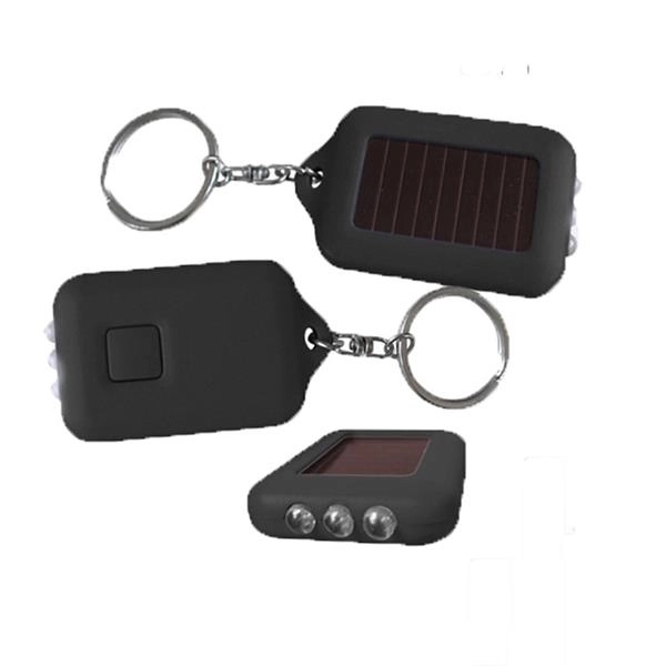 Solar Flashlight Key Chain 4