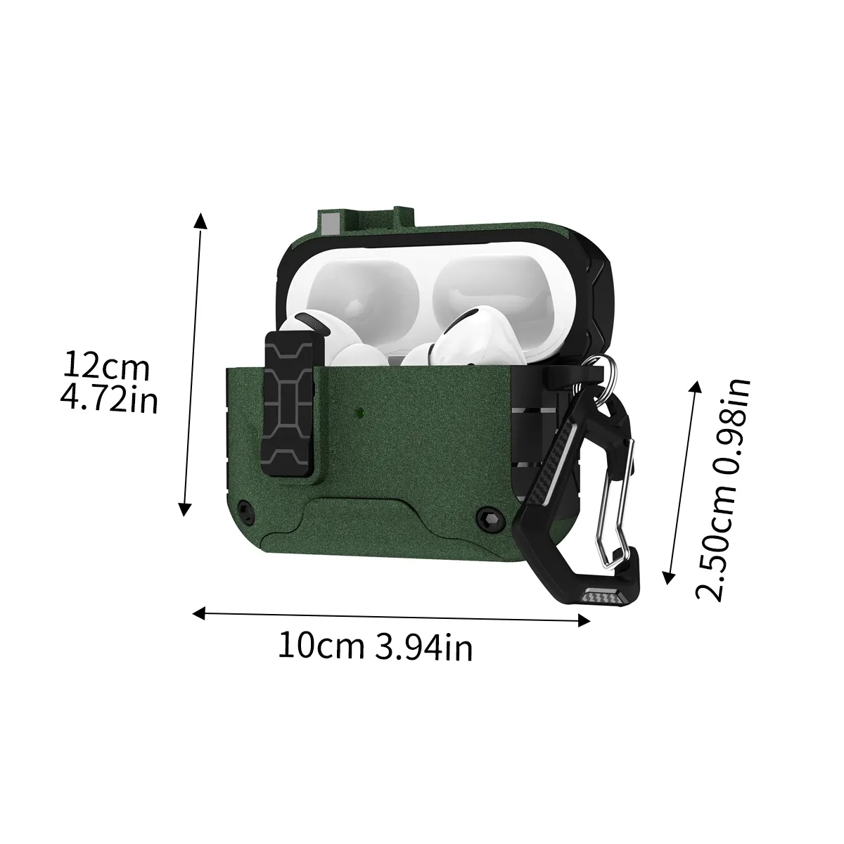AirPods Case with Safety Lock Cover Protect Against Drops, Scratches and Dust 3