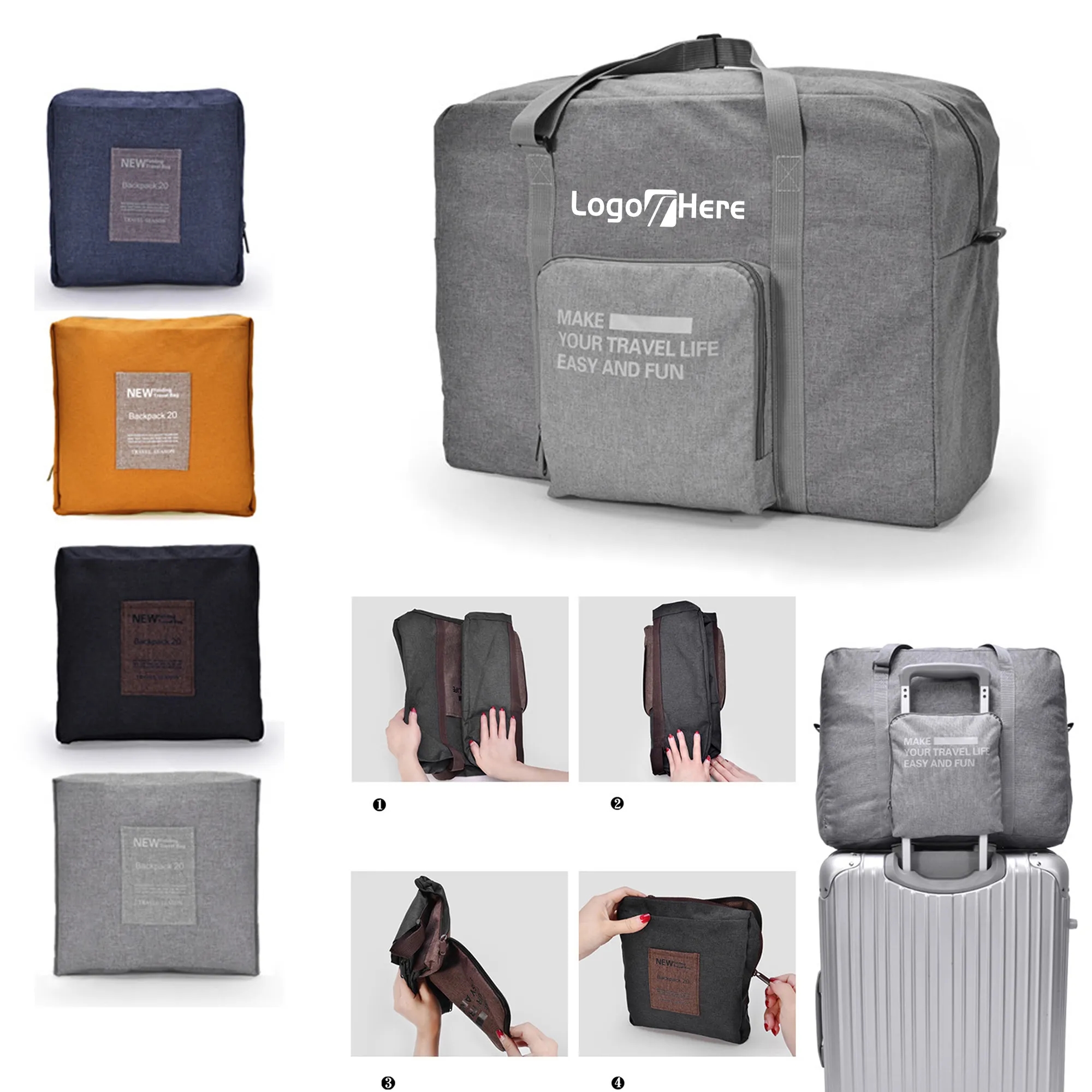 Portable Foldable Waterproof Duffel Bag 9
