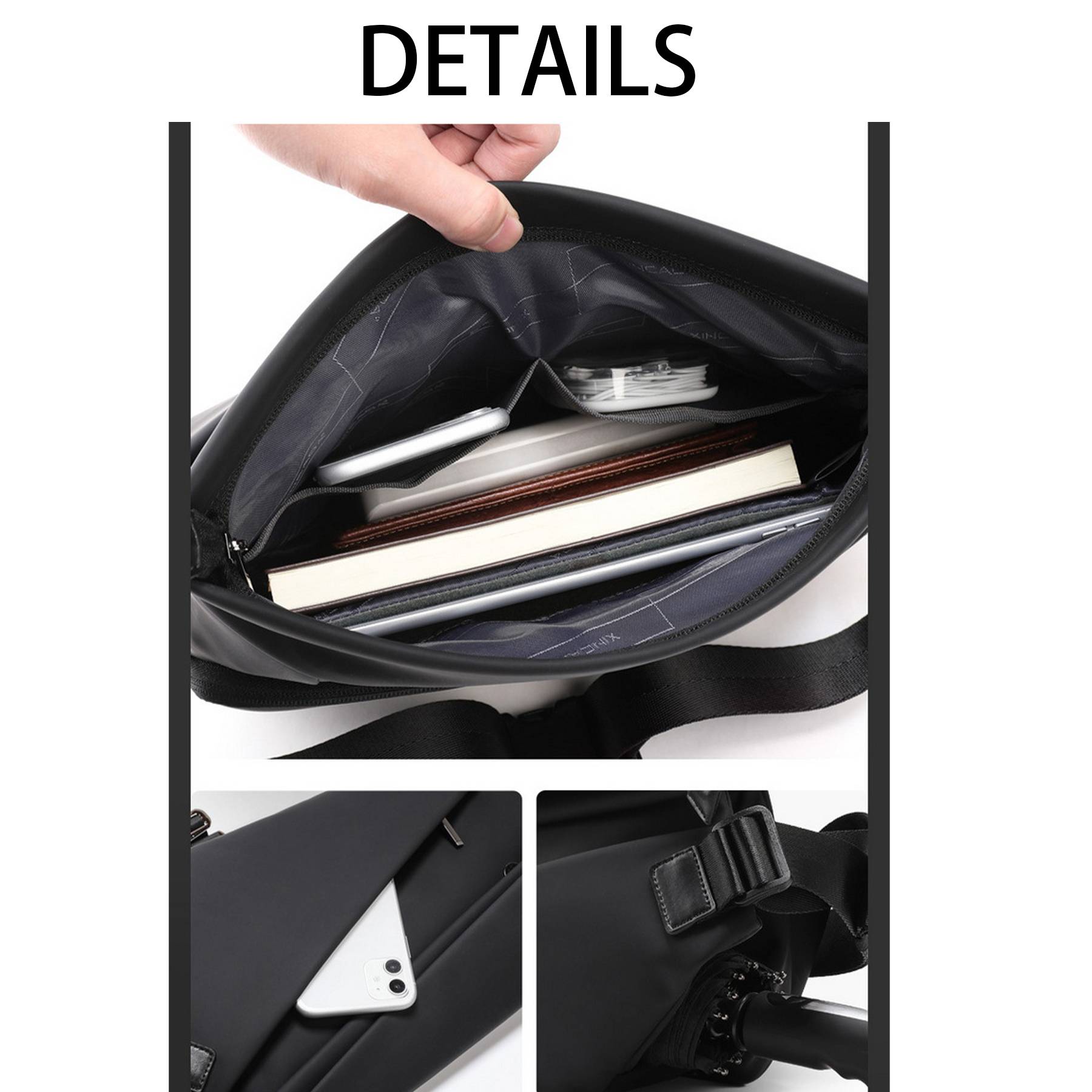 Polyester Casual waterproof cross-body chest bag 6
