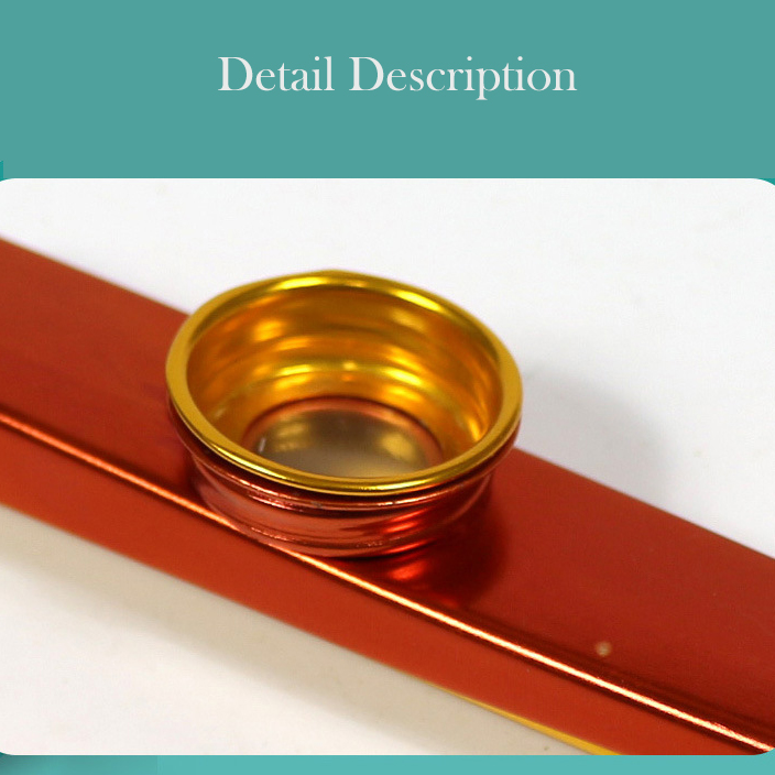 Aluminum Alloy Metal Kazoo Musical Instruments 2