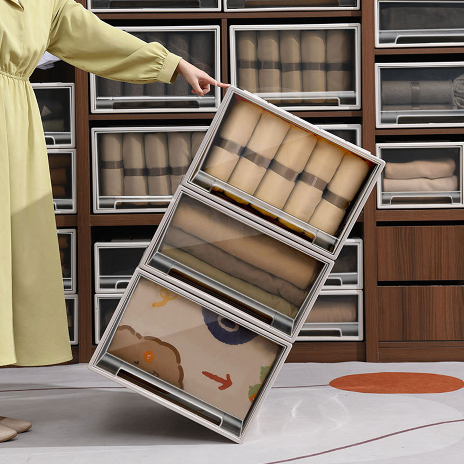 Drawer Type Plastic Storage Box 6