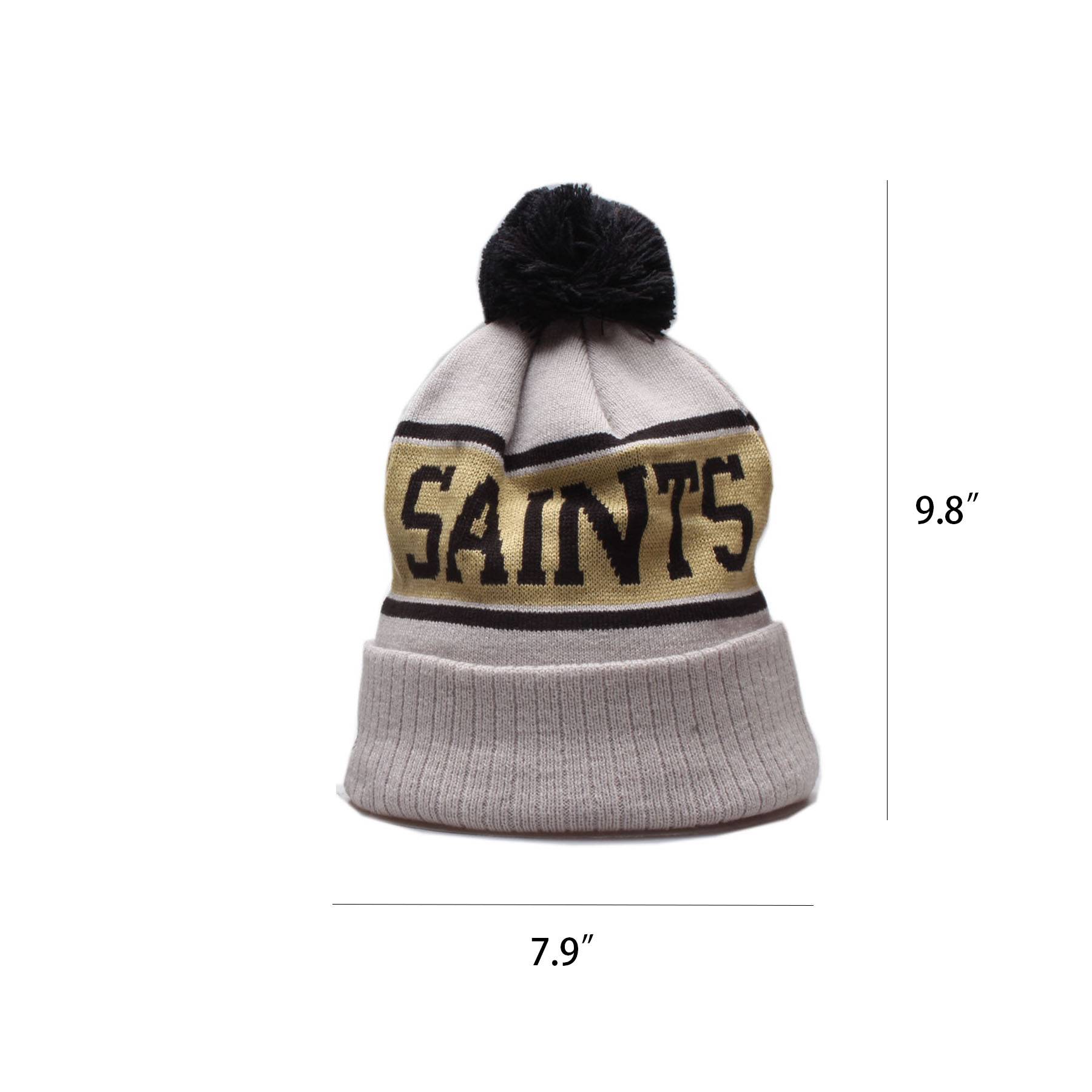 New style plush outdoor warm knitted hat with ball 5
