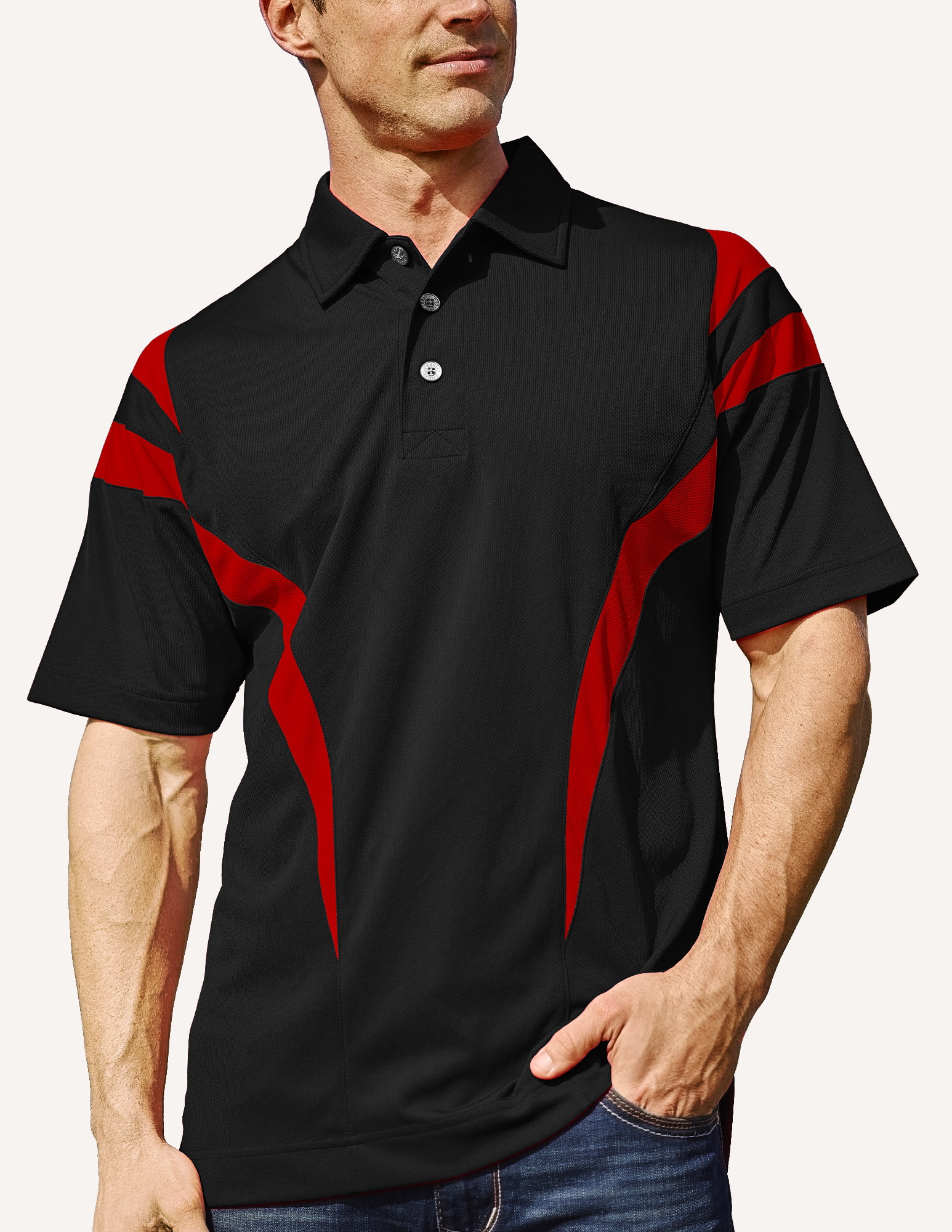 Men's Flame Thrower Polo Shirt 6