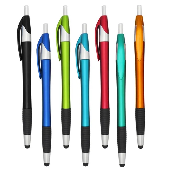 Printed Archer 2 Plastic Stylus Gripper Pens 3