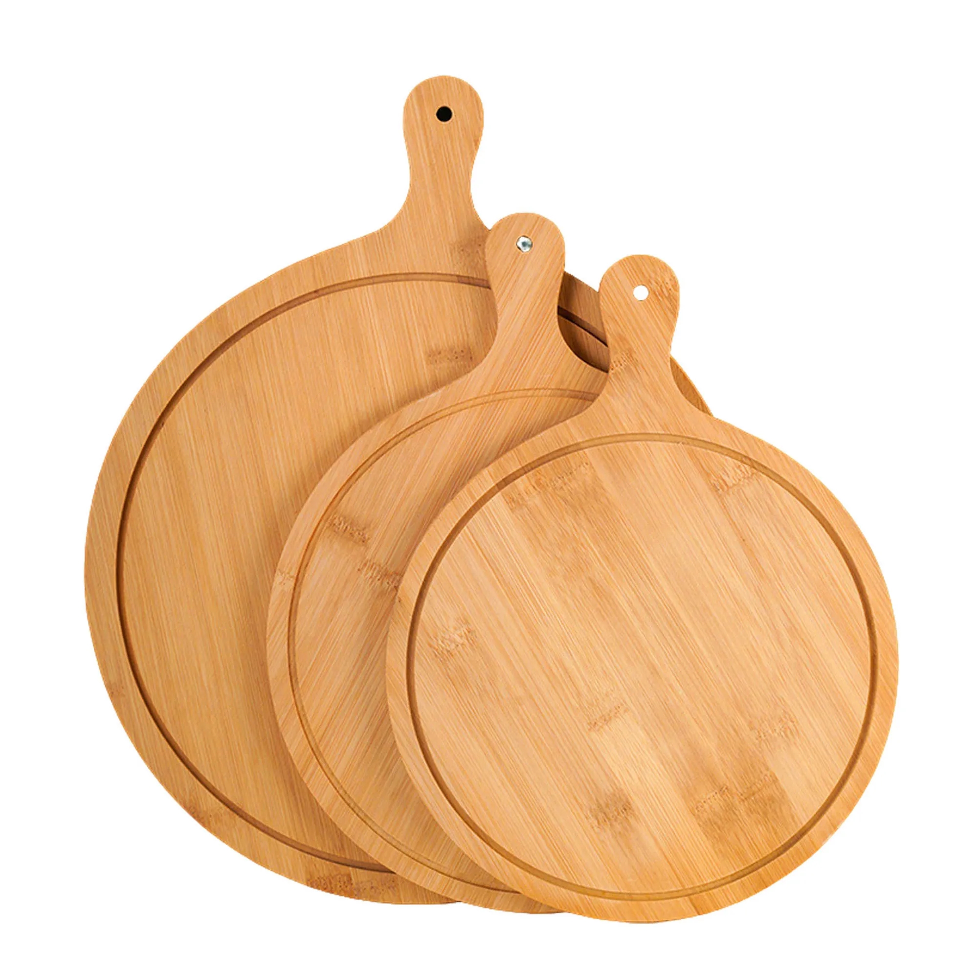 8" Wooden Pizza Tray 3