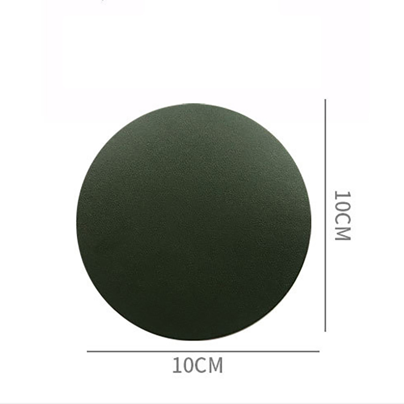 PU Leather Round Cup Coasters 13