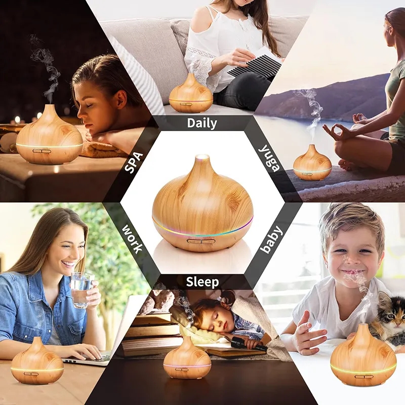 Wood Grain Aromatherapy Diffuser 4