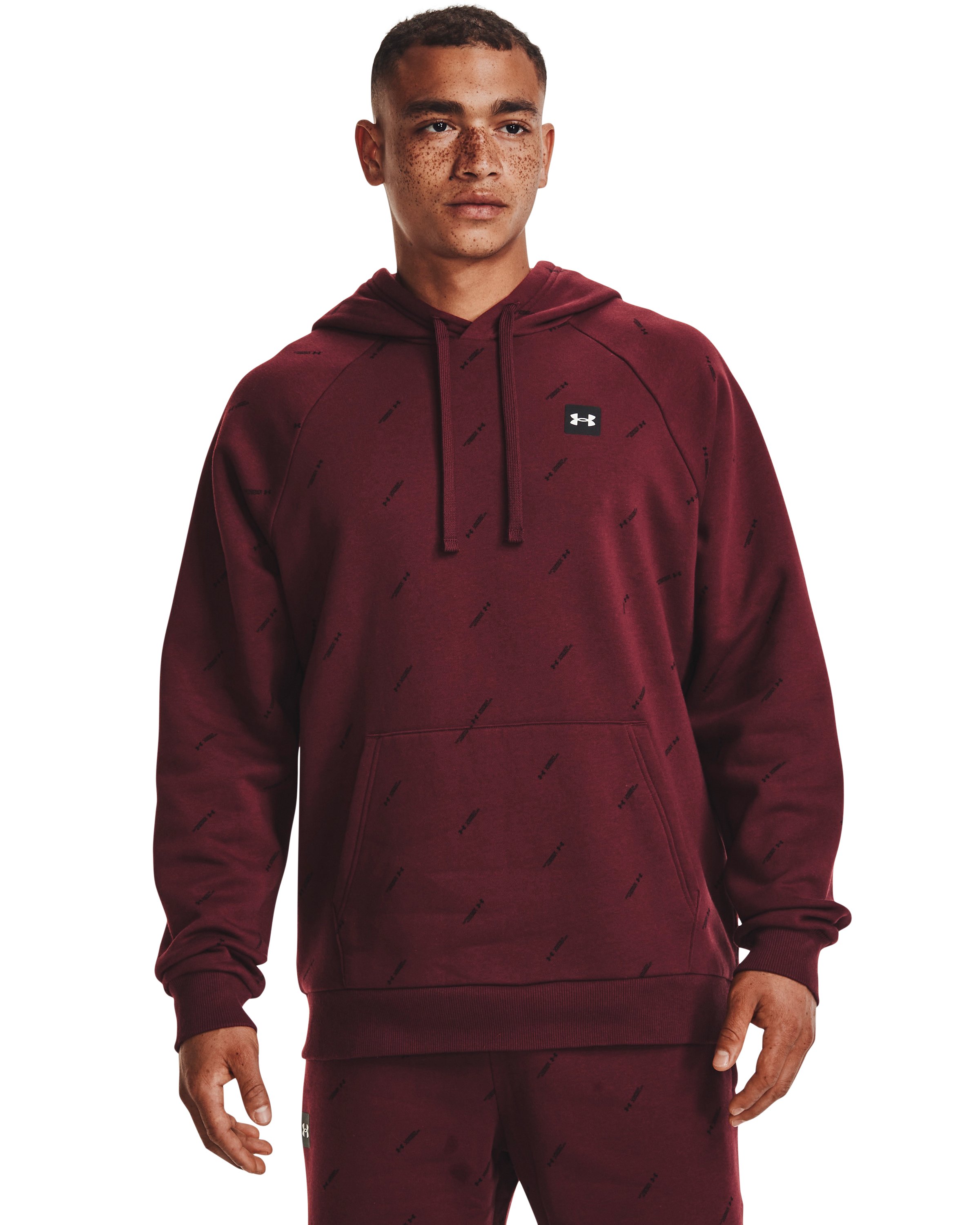 Men's UA Rival Fleece Hoodie, custom hoodie or sweatshirt with logo imprint 3