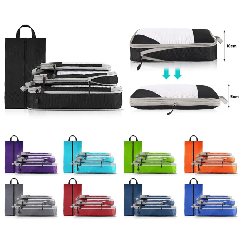 Compressible Foldable Travel Storage Bag Set (4 Pieces) 19