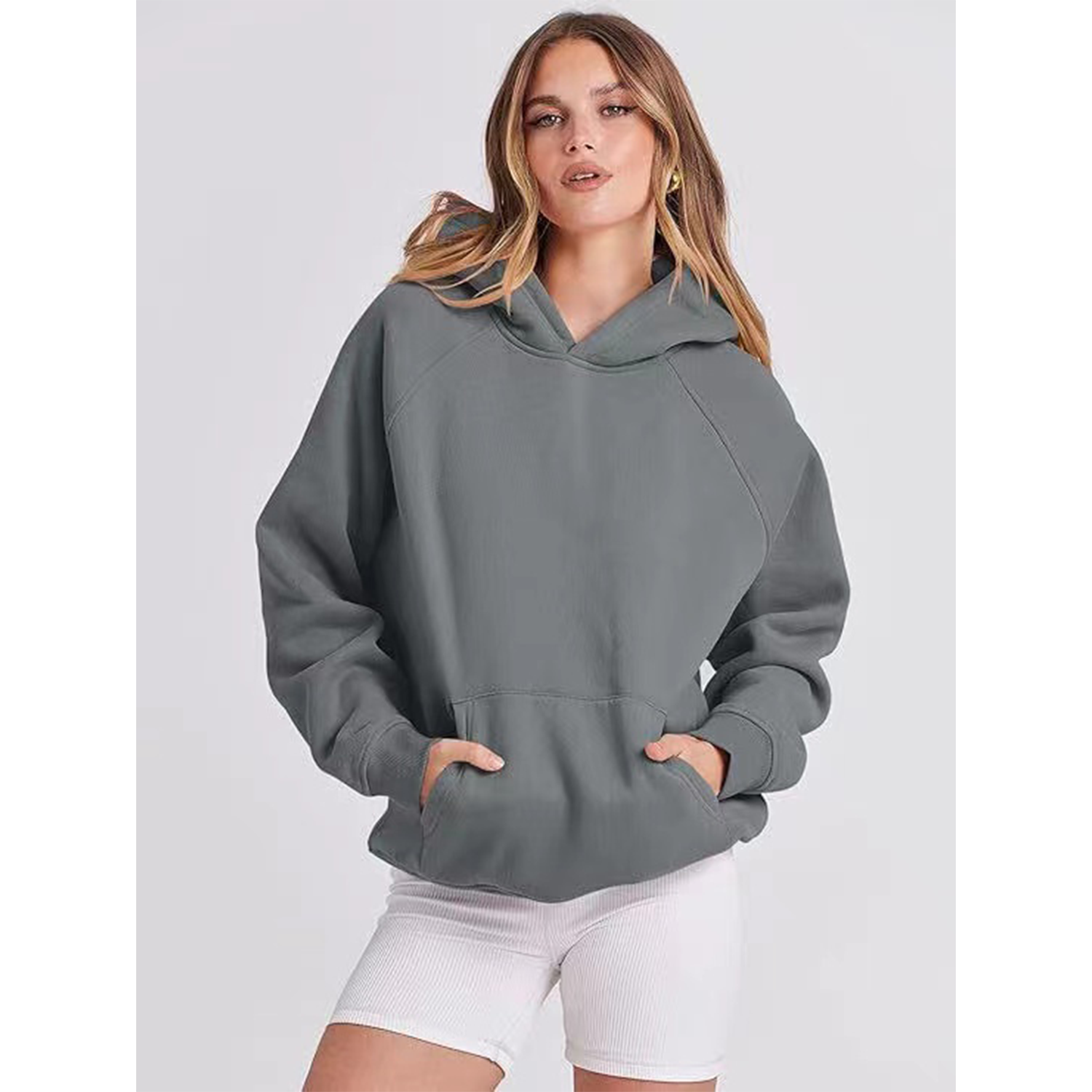 Women Hoodies Fleece Oversized Sweatshirt 3