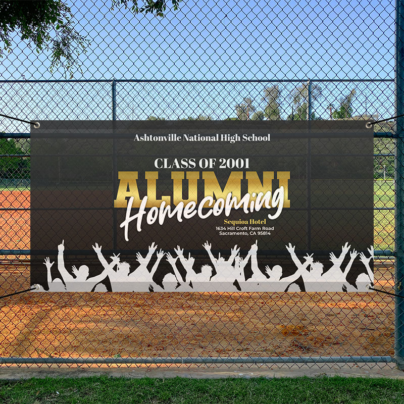 Custom 2' X 4' Mesh Banners 8