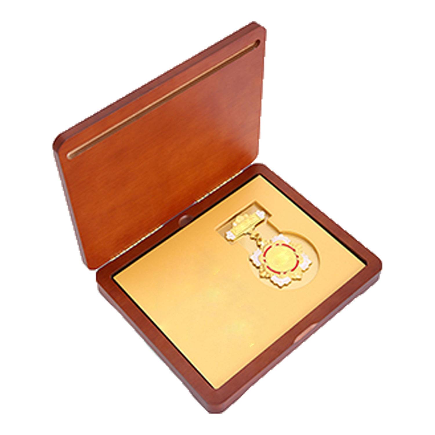 Medal With Wooden Box Commemorative Prize 8