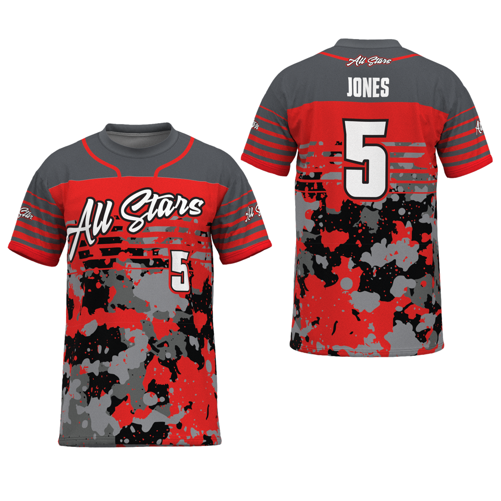 Men's Baseball Crewneck Pinhole Mesh Jersey 2